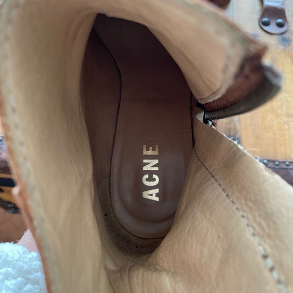 Acne Studio Pistol cognac leather booties!!! Gorgeous - Picture 7 of 8